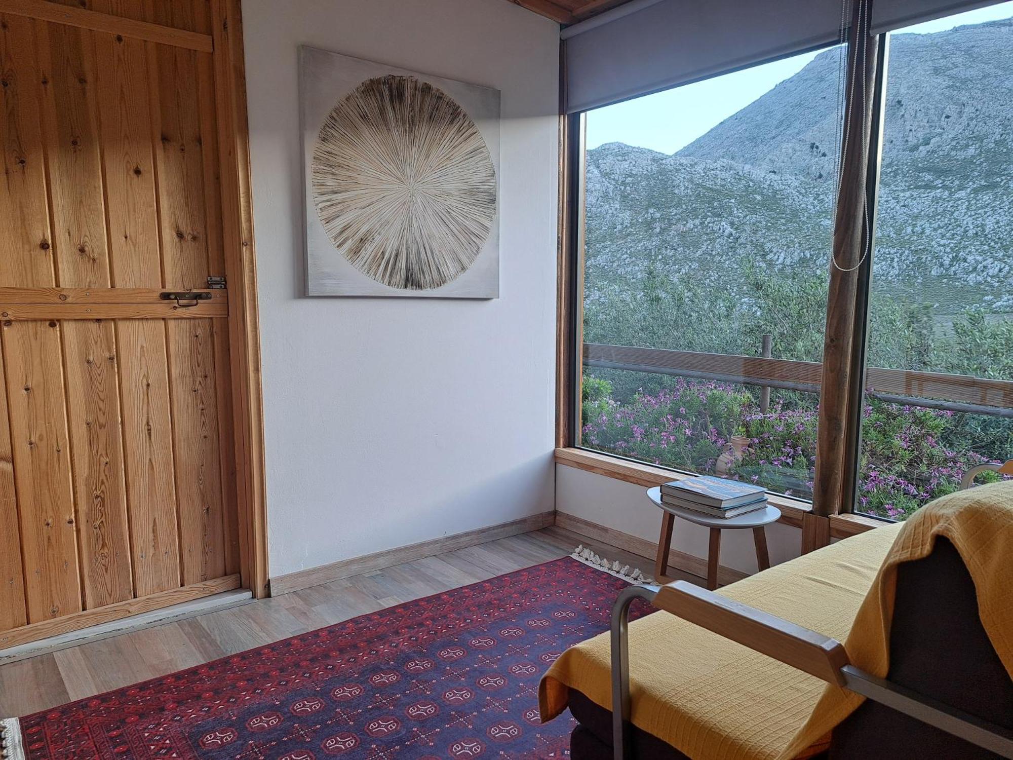 Wooden House At The Mountain-Private Guest House Paranimfoi Bagian luar foto
